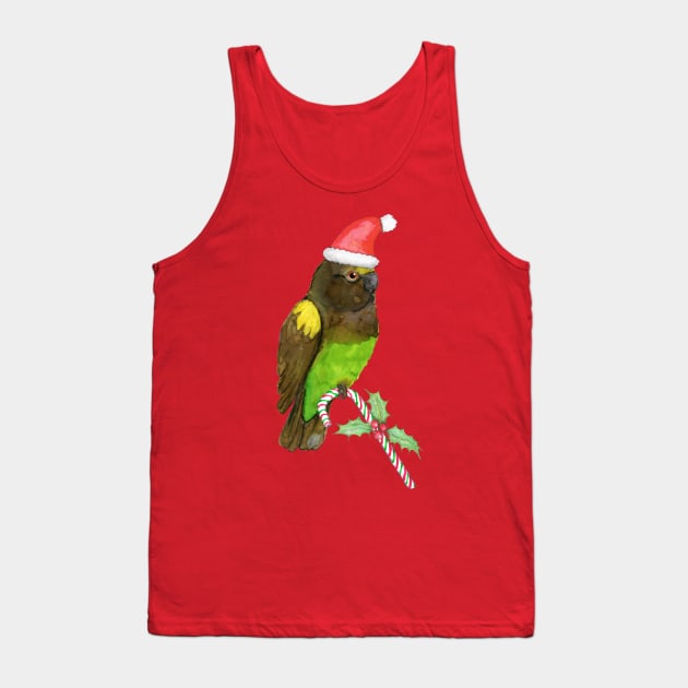 Meyer's parrot Christmas style Tank Top by Bwiselizzy